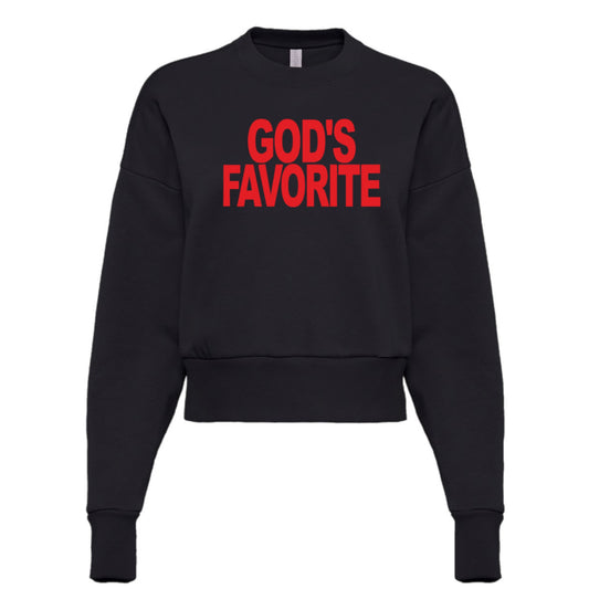 God's Favorite Heavy Weight Crewneck (Red)