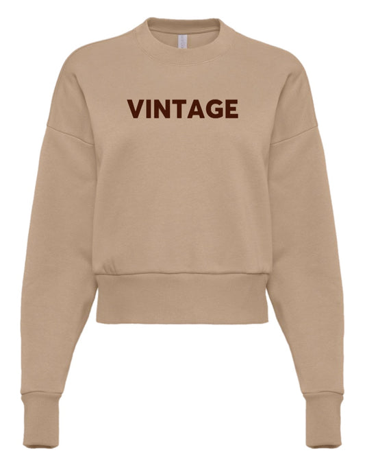 Vintage Heavy Weight Crewneck (Brown)