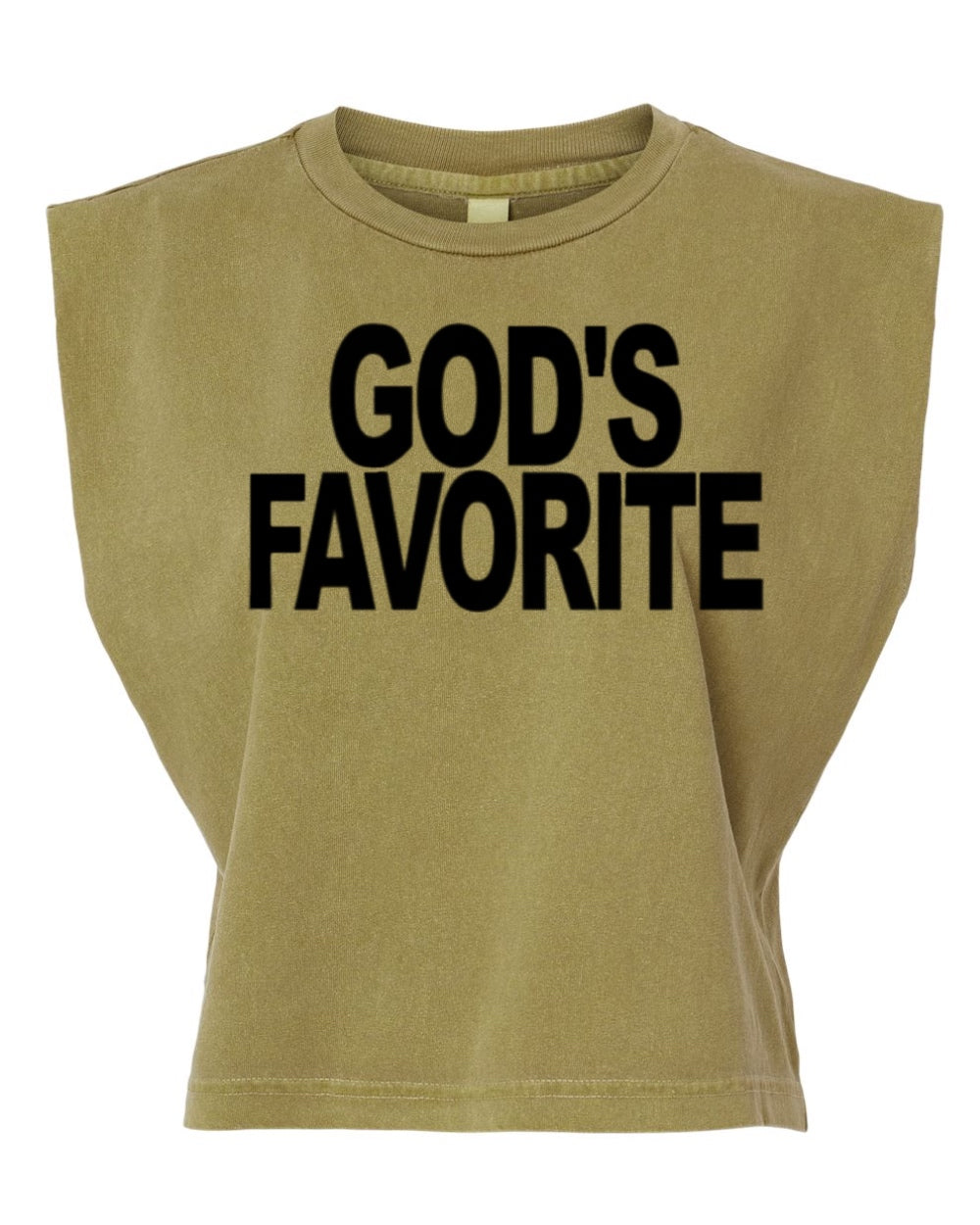 God's Favorite Bold Faded Tank (Black)