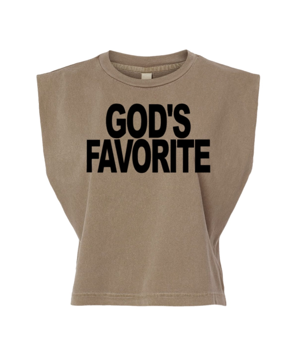 God's Favorite Bold Faded Tank (Black)