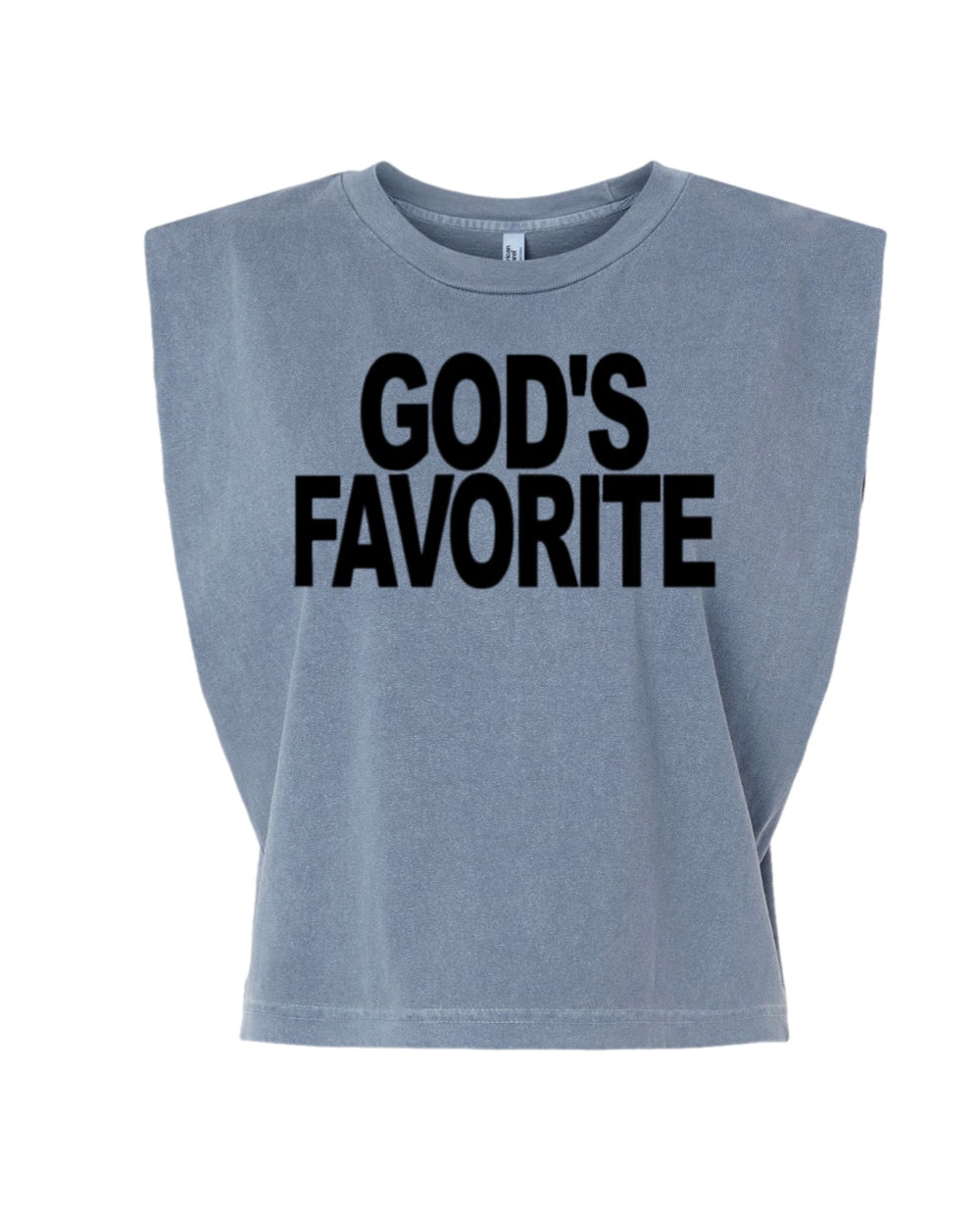 God's Favorite Bold Faded Tank (Black)