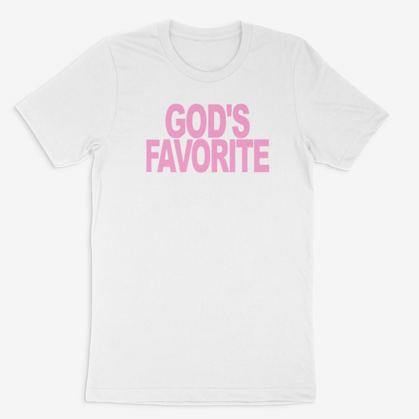 God's Favorite Bold Tee (Pink)