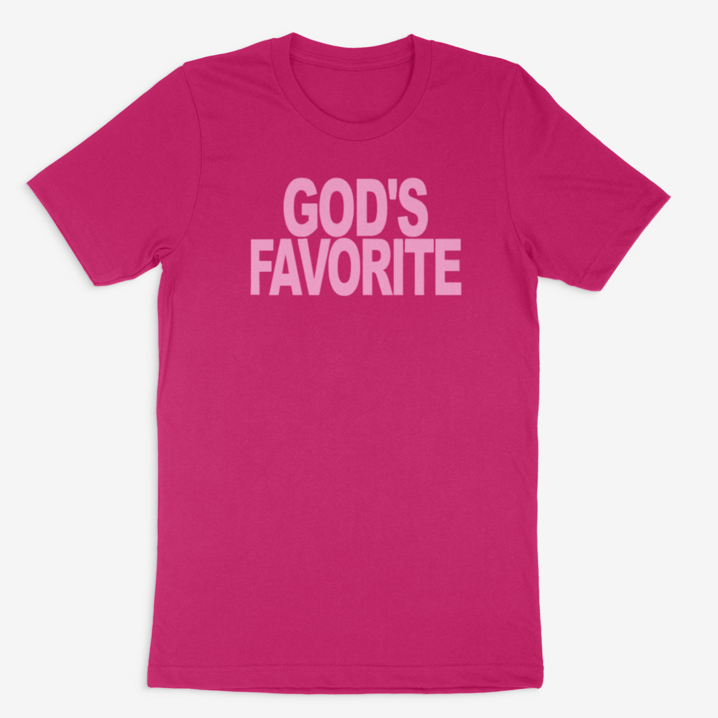 God's Favorite Bold Tee (Pink)