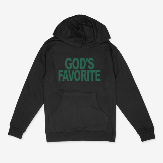 God's Favorite Bold (Dark Green) Hoodie