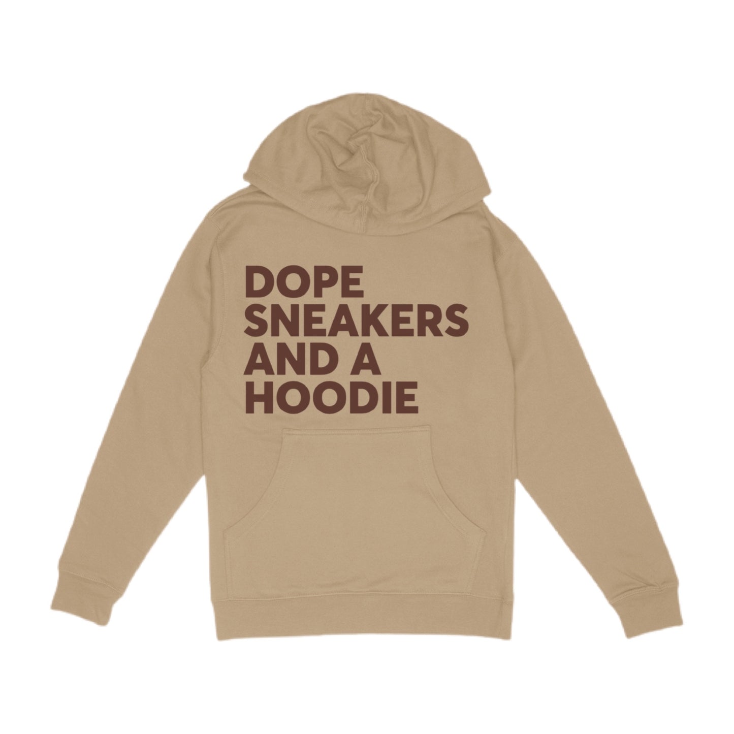 Dope Sneakers and A Hoodie (Chocolate Brown)