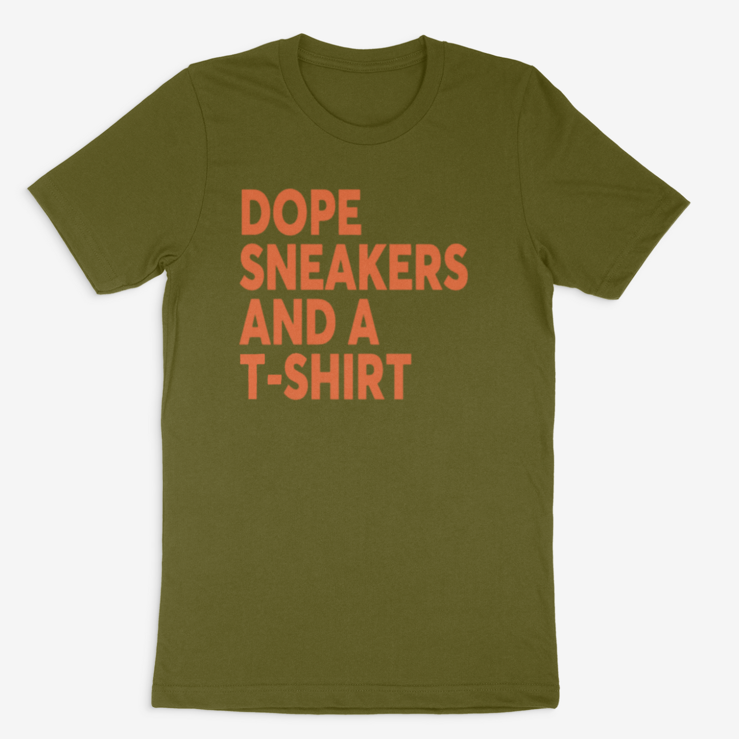 Dope Sneakers and a T-Shirt (Orange)