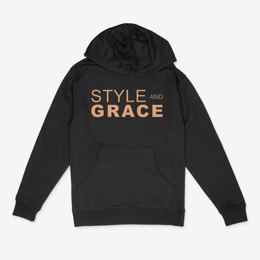 Style & Grace Logo Hoodie (Tan)